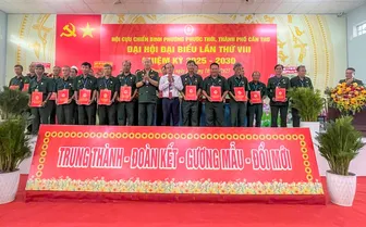 Đại hội Hội Cựu chiến binh phường Phước Thới, xã Trường Xuân và xã An Thạnh, nhiệm kỳ 2025-2030