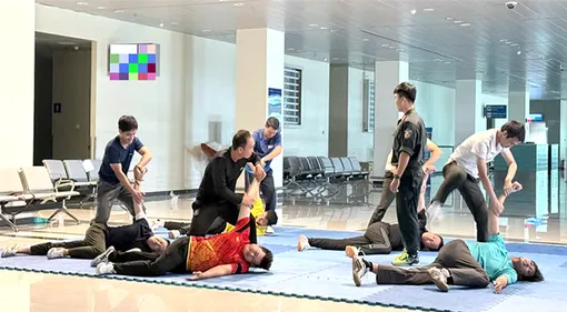 Huấn luyện kỹ năng tự vệ cho lực lượng an ninh hàng không