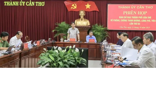 Ban chỉ đạo TP Cần Thơ về phòng, chống tham nhũng, lãng phí, tiêu cực tổ chức phiên họp lần thứ 2