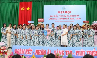 Hội Phụ nữ xã Nhơn Mỹ đoàn kết xây dựng tổ chức Hội vững mạnh