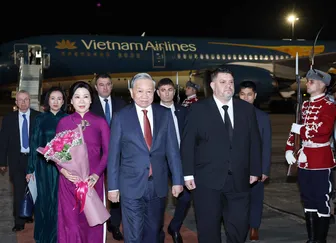 Tổng Bí thư Tô Lâm và Phu nhân bắt đầu thăm chính thức Cộng hòa Bulgaria