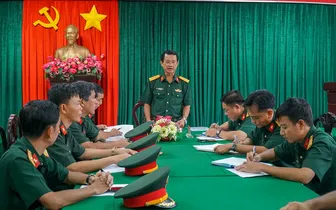 Quân khu 9 kiểm tra công tác đảm bảo trật tự, an toàn giao thông tại Bộ Chỉ huy Quân sự TP Cần Thơ