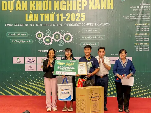 13 dự án xuất sắc đạt giải Cuộc thi “Dự án Khởi nghiệp Xanh” năm 2025 13 dự án xuất sắc đạt giải Cuộc thi “Dự án Khởi nghiệp Xanh” năm 2025