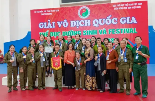 Cần Thơ giành 4 huy chương Giải vô địch Thể dục dưỡng sinh và Festival toàn quốc năm 2025 Cần Thơ giành 4 huy chương Giải vô địch Thể dục dưỡng sinh và Festival toàn quốc năm 2025