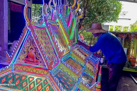 Ghe Cà Hâu và Protip chuẩn bị khoe sắc trên dòng sông Maspéro