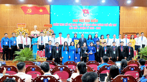 មហា​សន្និ​បាត​តំ​ណាង​សម្ព័ន្ធ​យុវ​ជន​កុម្មុយ​នីស្ត​ហូ​ជី​មិញ​នៃ​ស្ថា​ប័ន​បក្ស​ទី​ក្រុង​កឹង​ធើ អា​ណត្តិ​កាល ២០២៥​-២០៣០