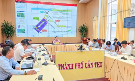 Lãnh đạo TP Cần Thơ họp bàn phương án tuyến 2 dự án giao thông nhóm B