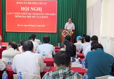 Lấy ý kiến góp ý các dự thảo văn kiện Đại hội đại biểu toàn quốc lần thứ XIV của Đảng