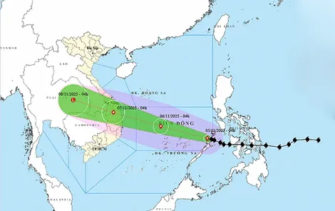 Bão Kalmaegi đi vào Biển Đông, có khả năng mạnh thêm