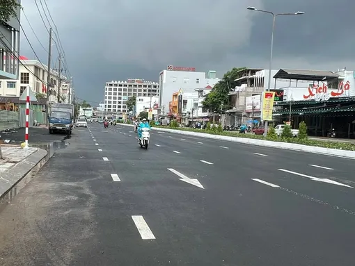 Đường Trần Văn Hoài đã được đầu tư khang trang