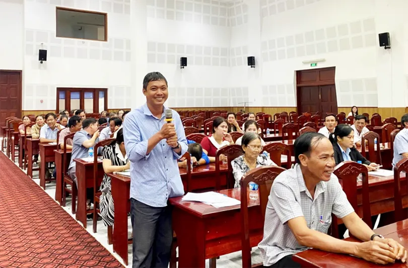 Cử tri phường Vị Thanh kiến nghị đẩy nhanh tiến độ các dự án đang triển khai trên địa bàn