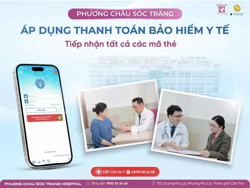 Khám chữa bệnh bảo hiểm y tế tại Bệnh viện Phương Châu Sóc Trăng - An tâm điều trị, chất lượng chuẩn Quốc tế