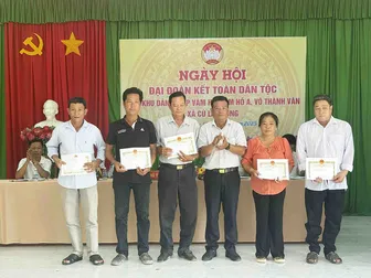 Ngày hội Đại đoàn kết toàn dân tộc liên khu dân cư tại xã Cù Lao Dung