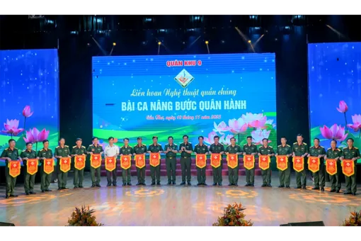 20 đoàn nghệ thuật tham gia Liên hoan Nghệ thuật quần chúng lực lượng vũ trang Quân khu 9