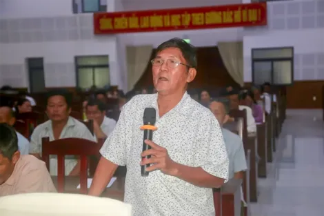 Cử tri kiến nghị đẩy mạnh thu hút đầu tư vào Cụm công nghiệp Vĩnh Viễn