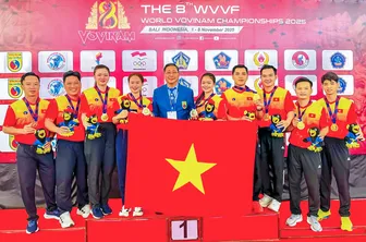 Vovinam Cần Thơ giành 3 HCV thế giới