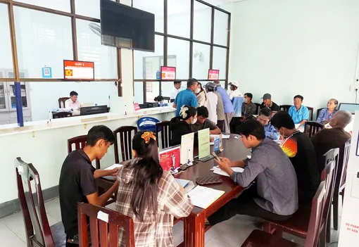 Bộ máy xã Lương Tâm vận hành hiệu quả