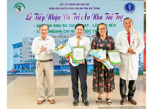 Bệnh viện chuyên khoa Sản Nhi tỉnh Sóc Trăng được tài trợ máy tầm soát bệnh lý tim mạch