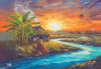 Chiều ở xóm Dốc Tình