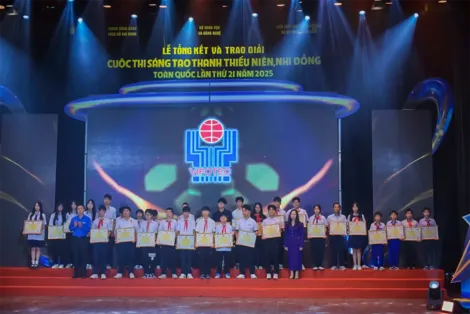 Học sinh TP Cần Thơ đạt 1 giải Ba, 3 giải Khuyến khích Cuộc thi sáng tạo thanh thiếu niên và nhi đồng toàn quốc