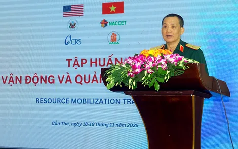 Tập huấn công tác huy động và quản lý nguồn lực cho cán bộ Hội NNCĐDC/Dioxin