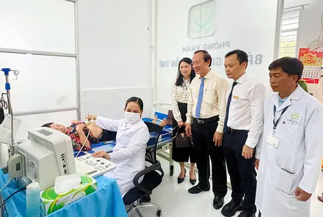 Khánh thành Phòng khám Bác sĩ gia đình tại Trạm Y tế xã Trường Long và Trạm Y tế xã Nhơn Ái