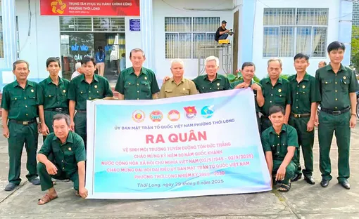 Cựu chiến binh thi đua xây dựng quê hương