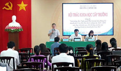 Đưa Nghị quyết Đại hội đại biểu Đảng bộ TP Cần Thơ vào thực tiễn đào tạo, bồi dưỡng cán bộ của Trường Chính trị thành phố