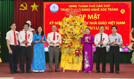 Trường Cao đẳng Nghề Sóc Trăng họp mặt kỷ niệm Ngày Nhà giáo Việt Nam