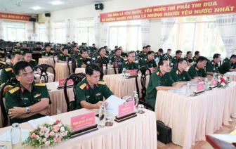 Cụm thi đua các Ban Chỉ huy Phòng thủ khu vực tiếp tục nâng cao chất lượng xây dựng đơn vị vững mạnh