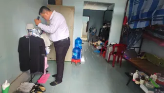 Phun thuốc diện rộng, ngăn dịch sốt xuất huyết ở ký túc xá Đại học Cần Thơ