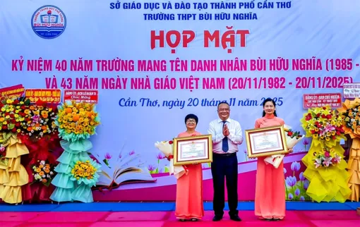 Kỷ niệm 40 năm trường mang tên danh nhân Bùi Hữu Nghĩa