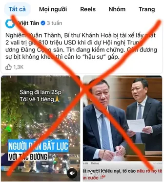 Bài 1: Tạo “trend nhân sự” để câu like, chống phá chế độ