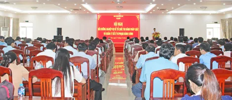Bồi dưỡng nghiệp vụ về tổ chức thi hành pháp luật và xử lý vi phạm hành chính