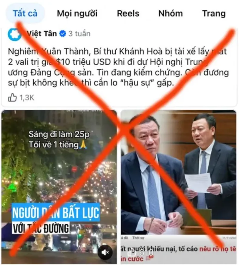 Bài 1: Tạo “trend nhân sự” để câu like, chống phá chế độ