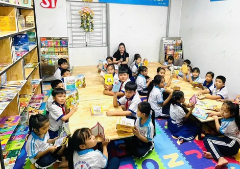 Tặng Phòng Thư viện mới cho Trường Tiểu học Thới Lai 2