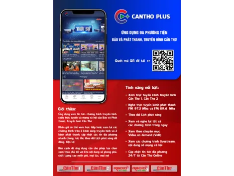 CanTho Plus - Ứng dụng đa phương tiện của Báo và Phát thanh, Truyền hình Cần Thơ