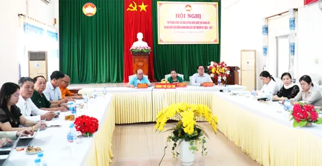 Hơn 95.000 đại biểu trong hệ thống MTTQVN được tập huấn công tác bầu cử