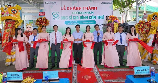Khánh thành Phòng khám Bác sĩ gia đình tại Trạm Y tế xã Thạnh Phú và Trạm Y tế xã Trung Hưng