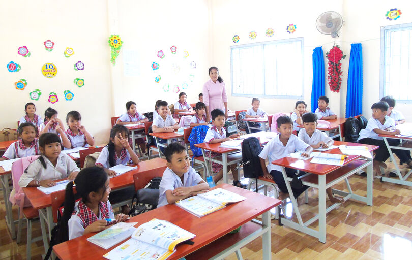 វត្ត​បរិច្ចាគ​ដី​សង់​សា​លា​រៀន​សម្រាប់​បណ្តុះ​បណ្តា​លចំ​ណេះ​ដឹង​