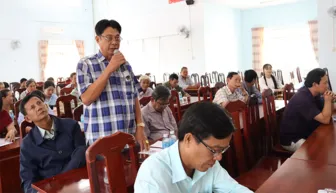 Cử tri xã Nhơn Mỹ kiến nghị nhiều vấn đề trước kỳ họp HĐND cuối năm