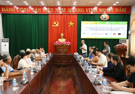 Xã Long Phú tiếp đoàn công tác của Đại học Cần Thơ và Dự án FOCUS