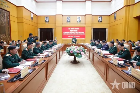 Đại tướng Phan Văn Giang chủ trì buổi làm việc về công tác đóng tàu quân sự