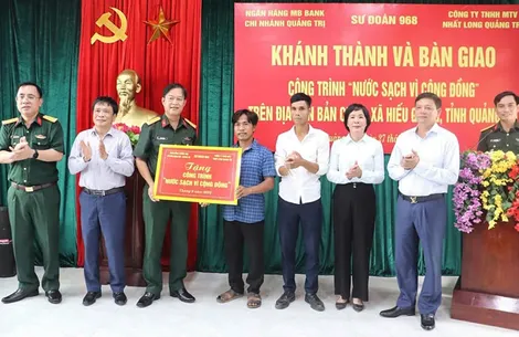 MB Quảng Trị bàn giao công trình “Nước sạch vì cộng đồng” tại Bản Chùa