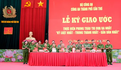 Công an TP Cần Thơ phát động phong trào thi đua “Ba nhất”
