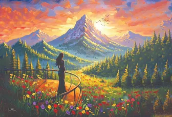 Tựa vào đá núi