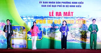 Ra mắt Phố đi bộ Ninh Kiều sau thời gian dài tạm dừng