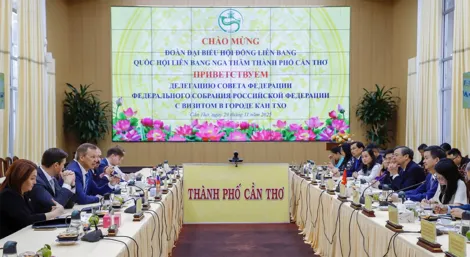 Lãnh đạo TP Cần Thơ tiếp Đoàn đại biểu Hội đồng Liên bang Quốc hội Liên bang Nga