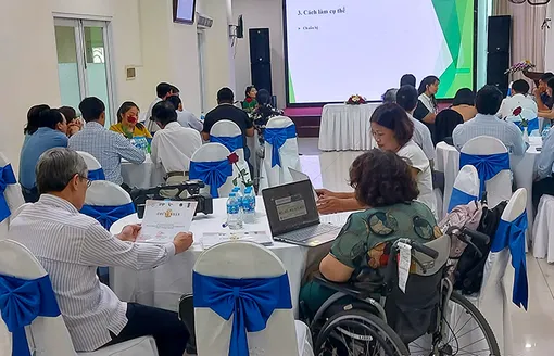 Nâng cao năng lực cán bộ hội người khuyết tật