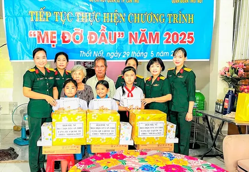 Hỗ trợ phụ nữ, trẻ em có hoàn cảnh khó khăn trên 2,5 tỉ đồng